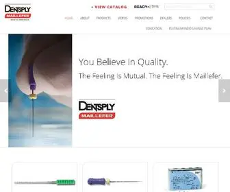 Maillefer.com(Leading and shaping the future of endodontics globally) Screenshot