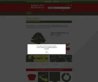 Maillot-Bonsai.com(La boutique MAILLOT) Screenshot