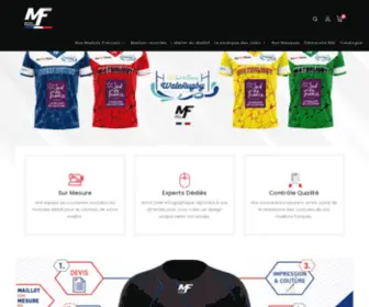 Maillotfrancais.fr(Fabrication Française de Maillots de sport) Screenshot