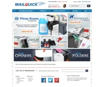 Mailmetersupply.com(Mail Machine Supplies for Pitney Bowes) Screenshot