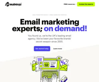 Mailninja.co(Email Marketing Agency) Screenshot
