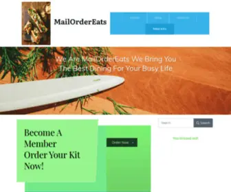 Mailordereats.com(Home) Screenshot