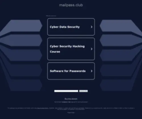 Mailpass.club(Mailpass club) Screenshot
