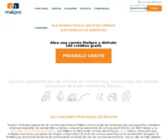 Mailproespana.com(Maxony Group) Screenshot
