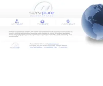 Mailpure.com(ServPure Incorporated) Screenshot