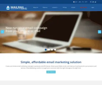 Mailrail.net(Email Marketing Redefined) Screenshot