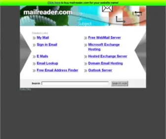 Mailreader.com(De beste bron van informatie over mailreader) Screenshot