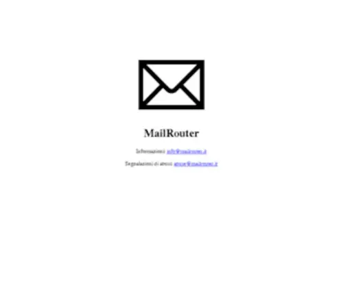 Mailrouter.it(Mailrouter) Screenshot