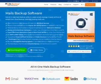 Mailsbackup.com(Mails Backup Software to Create & Take Backup of Emails from 85) Screenshot