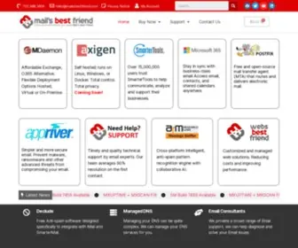 Mailsbestfriend.com(Mail's Best Friend the Ultimate Email Experts Home) Screenshot
