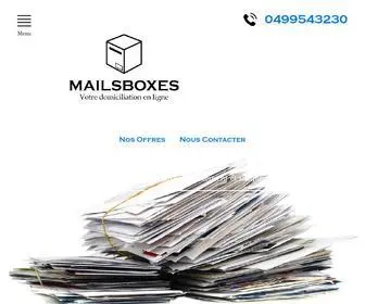 Mailsboxes.com(Service de Domiciliation d'Entreprise 100% en Ligne) Screenshot