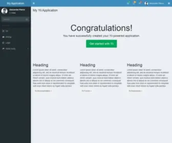 MailscriptXapp.com(My Yii Application) Screenshot