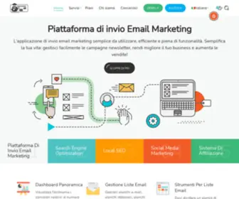 Mailsenpai.com(La piattaforma professionale italiana di invio newsletter) Screenshot