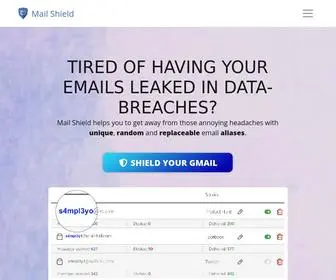 Mailshld.com(Mail Shield) Screenshot