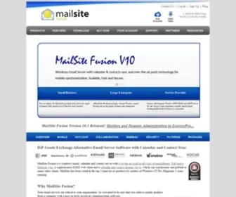 Mailsite.com(Windows Email Calendar and Contact Server software for businesses) Screenshot