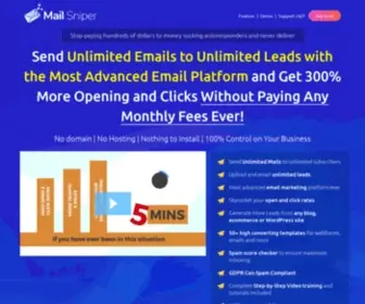 Mailsniper.io(MailSniper) Screenshot