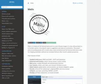 Mailu.io(Mailu, docker based mail server) Screenshot