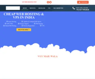 Mailwala.in(Cheapest Web Hosting @) Screenshot