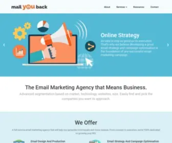 Mailyouback.com(Email Marketing Agency) Screenshot
