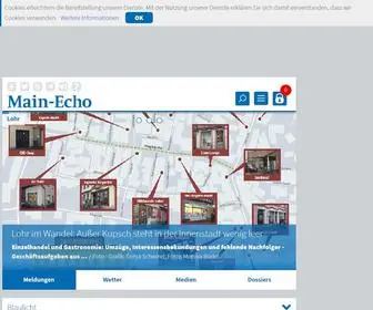 Main-Echo.de(Aktuelle Nachrichten aus Aschaffenburg und Umgebung) Screenshot