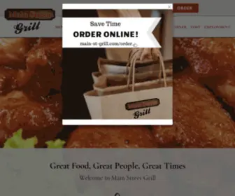 Main-ST-Grill.com(Main ST Grill) Screenshot