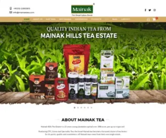 Mainaktea.com(Buy Best Tea Products Online India) Screenshot