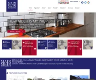 Mainandmain.co.uk(Main & Main) Screenshot