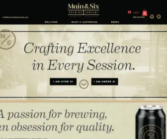 Mainandsixbrewing.com(Jacksonville, FL) Screenshot