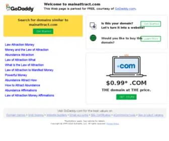 Mainattract.com(My blog) Screenshot