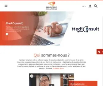 Maincare.com(Créateur de logiciels santé et solutions digitales) Screenshot