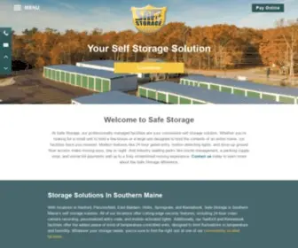 Maine-Storage.com(Self Storage in Maine) Screenshot