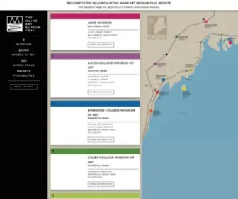 Maineartmuseums.org(The Maine Art Museum Trail) Screenshot