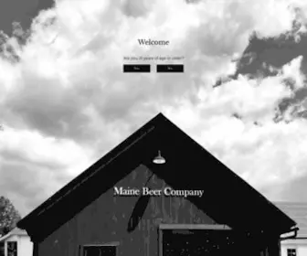 Mainebeercompany.com(Maine Beer Company) Screenshot