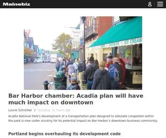 Mainebiz.biz(Maine Business News) Screenshot