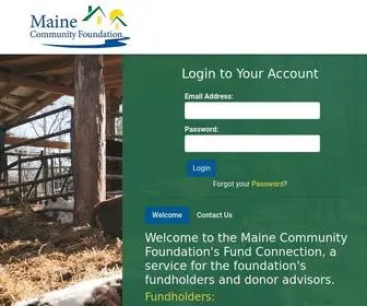 Mainecf.fund(Fund Connection) Screenshot