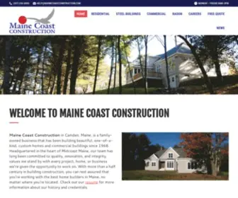 Mainecoastconstruction.com(Maine Coast Construction) Screenshot