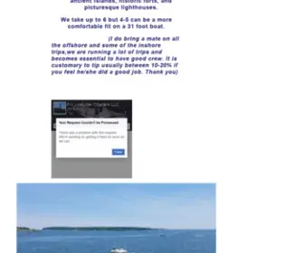 Mainedeepseafishingcharters.com(Maine Deep sea fishing charters f/v liveliner portland) Screenshot