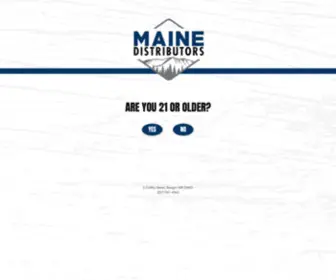 Mainedist.com(Maine Distributors) Screenshot