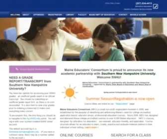 Maineeducator.com(Maine Educator's Consortium) Screenshot