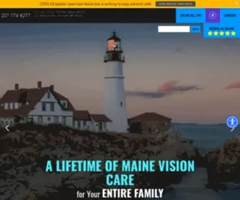 Maineeyecenter.com(LASIK Portland) Screenshot