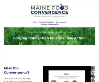 Mainefoodconvergence.org(Maine Food Convergence) Screenshot