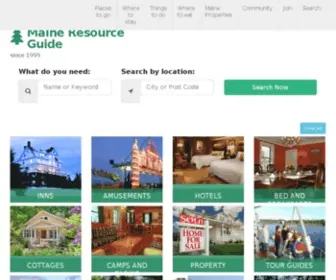 Maineguide.com(Maine Vacation) Screenshot