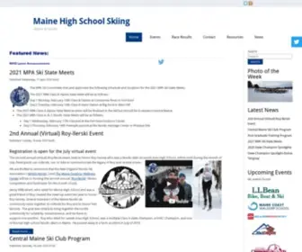 Mainehighschoolskiing.com(Maine High School Skiing) Screenshot