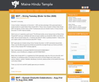 Mainehindutemple.org(Mainehindutemple) Screenshot