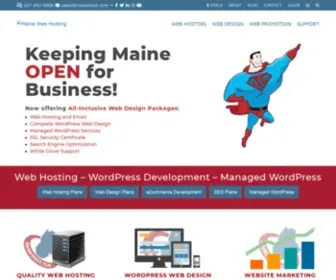 Mainehost.com(Maine Hosting Solutions) Screenshot