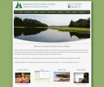 Maineintegrative.com(Integrative Health Center of Maine) Screenshot