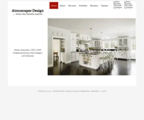 Mainekitchendesign.com(Robin Amorello is a CKD) Screenshot