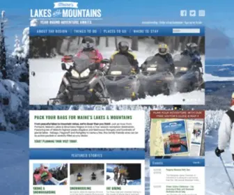 Mainelakesandmountains.com(Pack your bags for Maine’s Lakes & Mountains) Screenshot