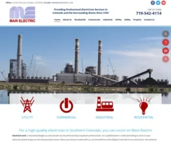 Mainelectric.com(Main Electric) Screenshot