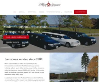 Mainelimo.com(Maine Limousine Service) Screenshot